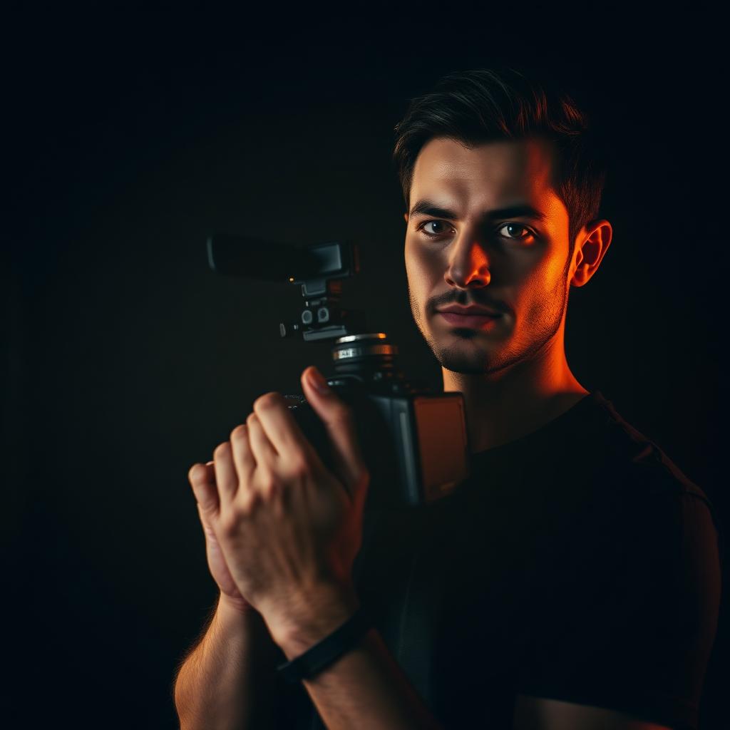Portrait of the videographer